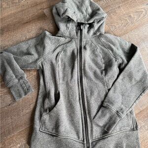 lululemon athletica Women's Heathered Gray Scuba Hoodie